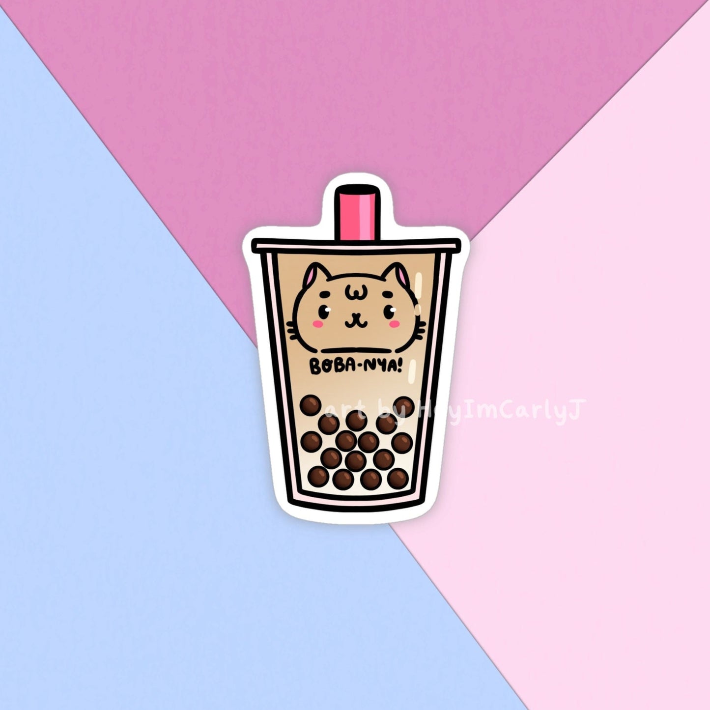Boba Nya Cat Sticker