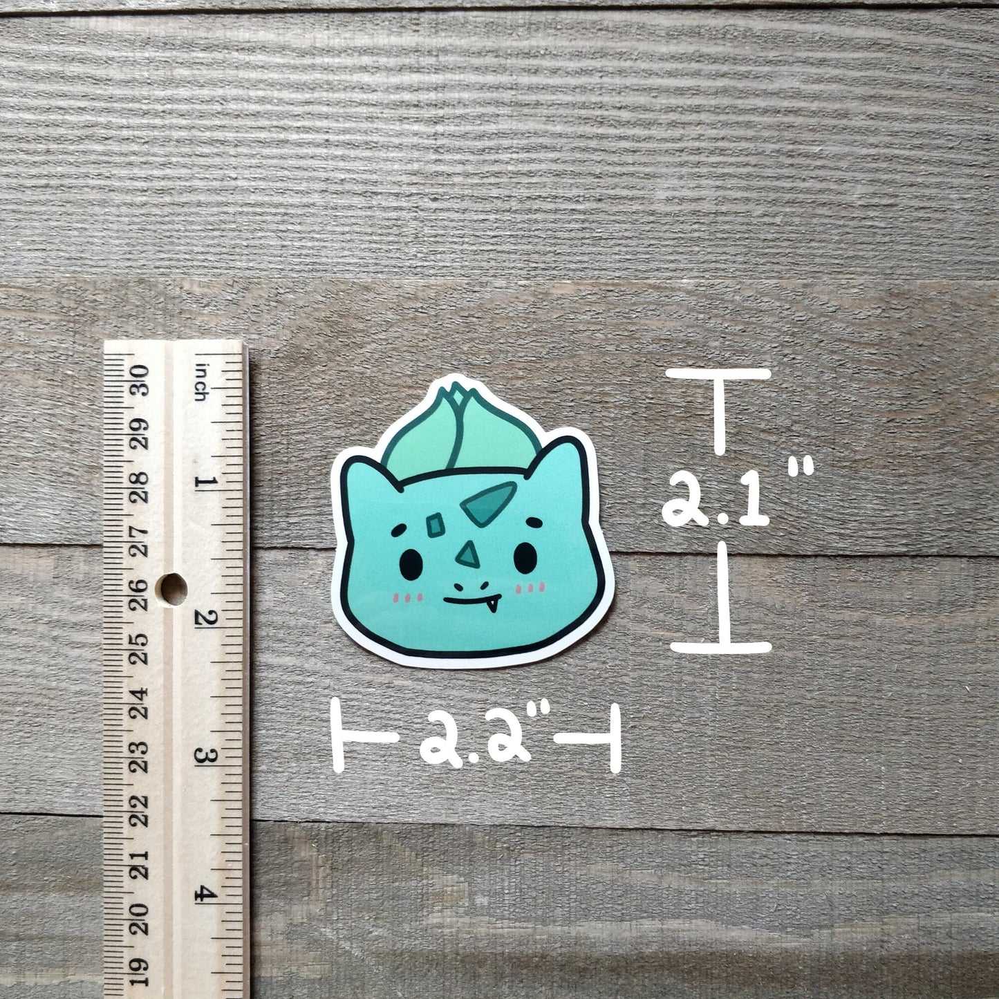 Chibi Bulbasaur Sticker