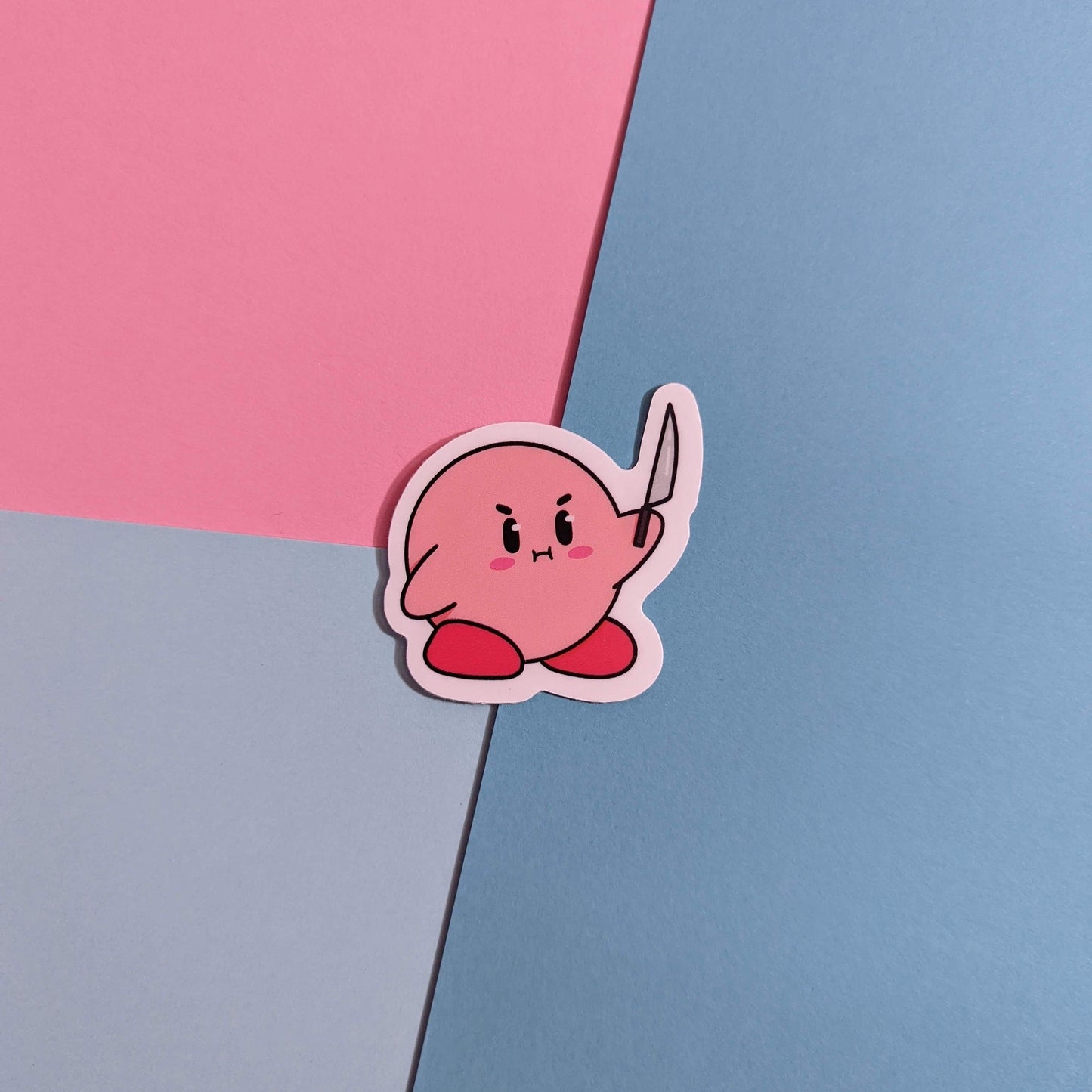 Knife Kirby Sticker