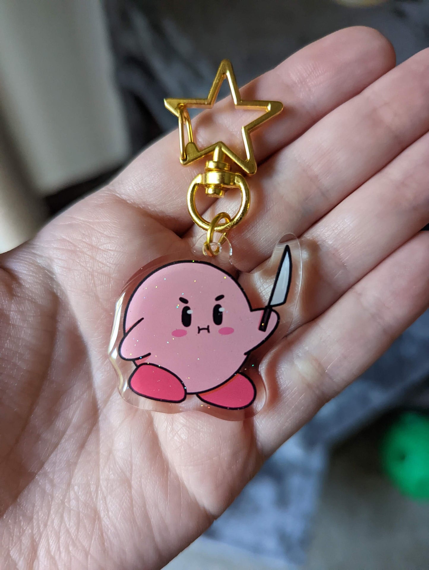Knife Kirby Charm