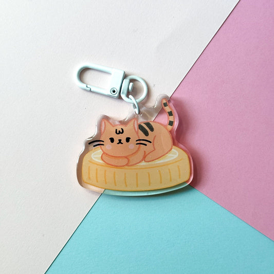 Orange Cat Charm
