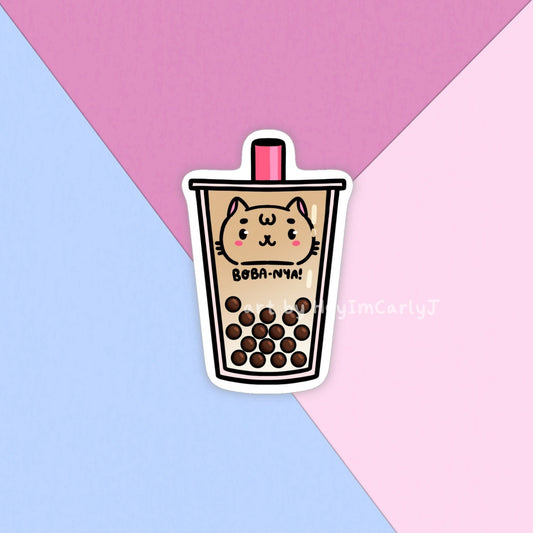Boba Nya Cat Sticker